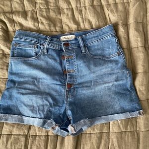 Madewell Button front shorts